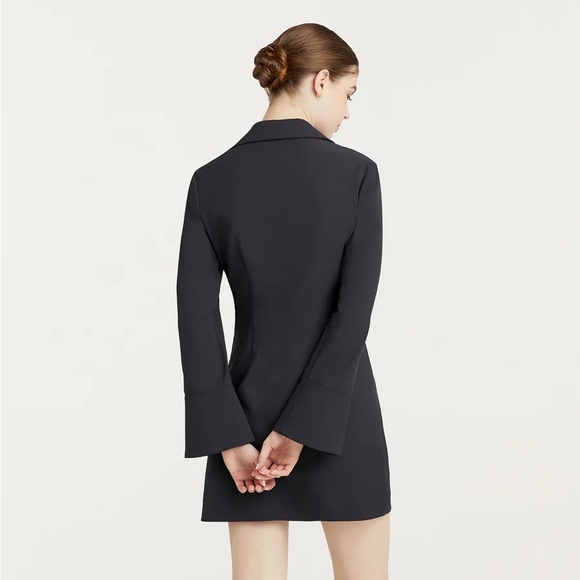 NEW Cinq a Sept Mckenna Twist front Collared dress - Picture 3 of 4